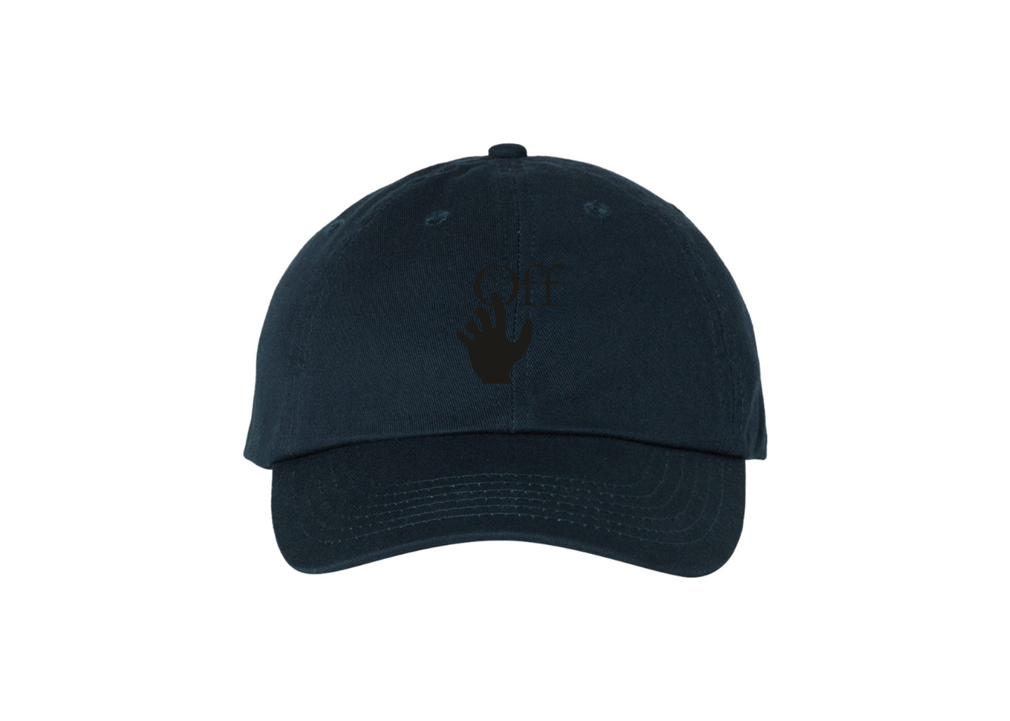 Off-White Hand Valucap Adult Bio-Washed Classic Dad Hat