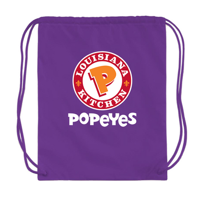 Popeyes Louisiana Kitchen Drawstring Bag