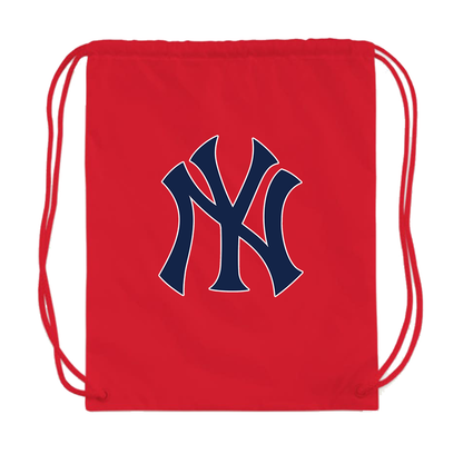 New York NY Yankees Baseball Drawstring Bag