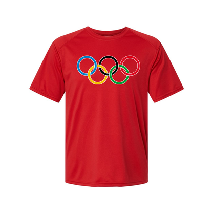 Youth Olympics Rings Polyester T-Shirt