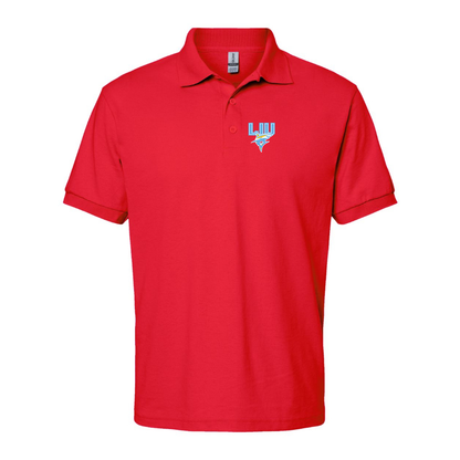 Men's LIU Brooklyn Blackbirds Logo Dry Blend Polo