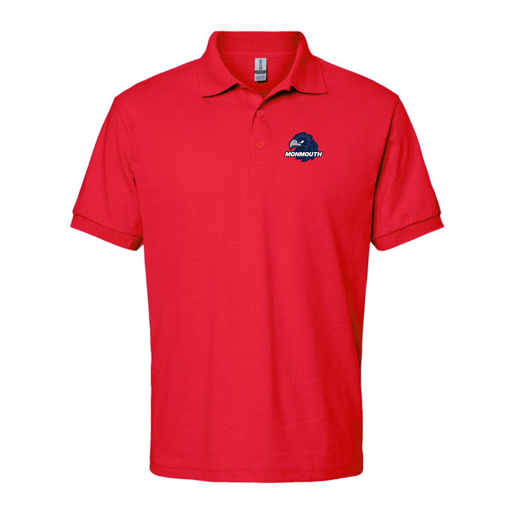 Men's Monmouth Hawks Logo Dry Blend Polo