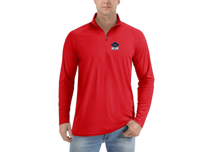 Men's UCSB Gauchos Lightweight Quarter-Zip Athletic Shirt Long Sleeve Polyester Wear