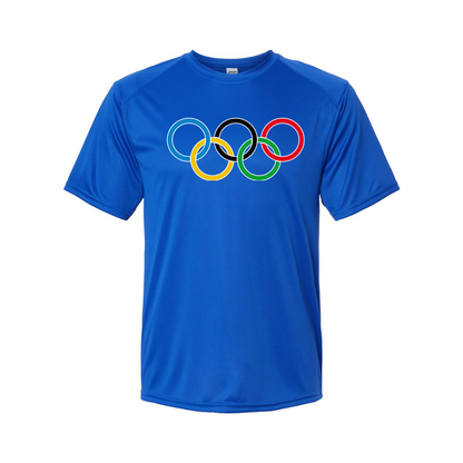 Youth Olympics Rings Polyester T-Shirt