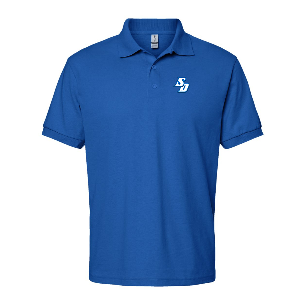 Men's San Diego Toreros Logo Gildan Dry Blend Jersey Polo
