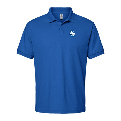 Men's San Diego Toreros Logo Gildan Dry Blend Jersey Polo