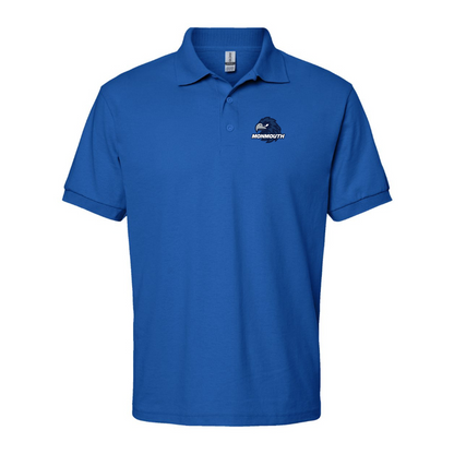 Men's Monmouth Hawks Logo Dry Blend Polo