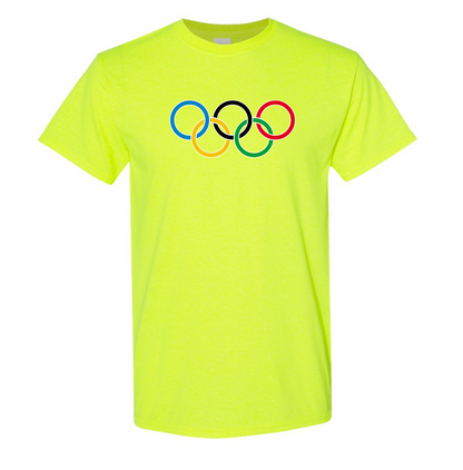 Men's Olympics Rings Cotton T-Shirt