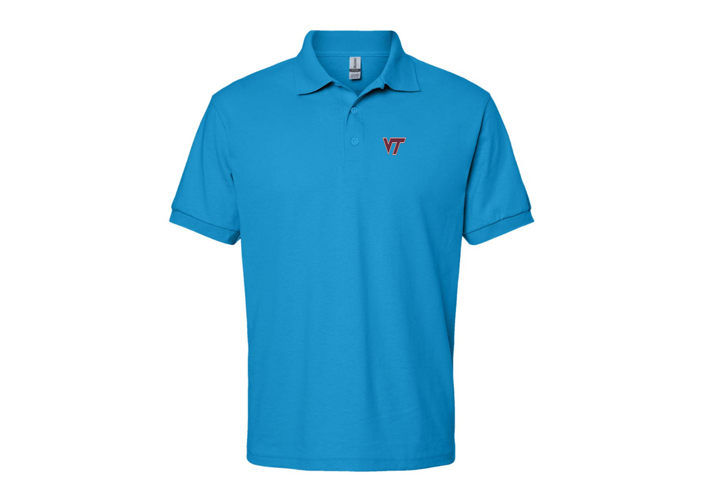 Men's Virginia Tech Hokies Gildan Dry Blend Jersey Polo