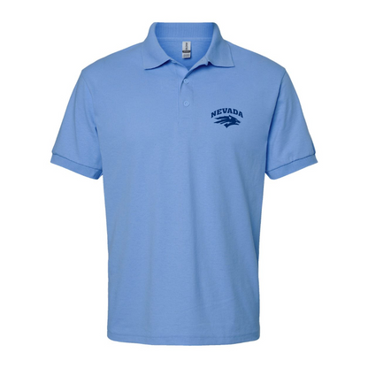 Men's Nevada Wolf Pack Logo Dry Blend Polo