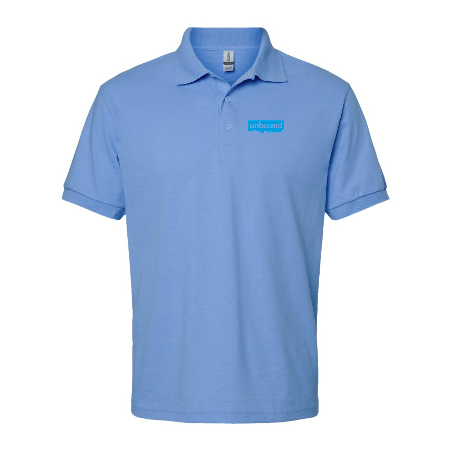 Men's Unbound Live Logo  Dry Blend Polo