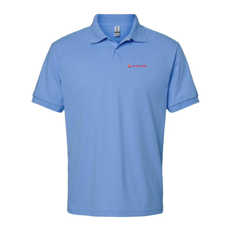 Men's Singer Logo Dry Blend Polo