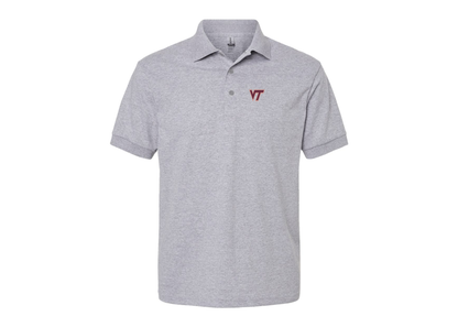 Men's Virginia Tech Hokies Gildan Dry Blend Jersey Polo