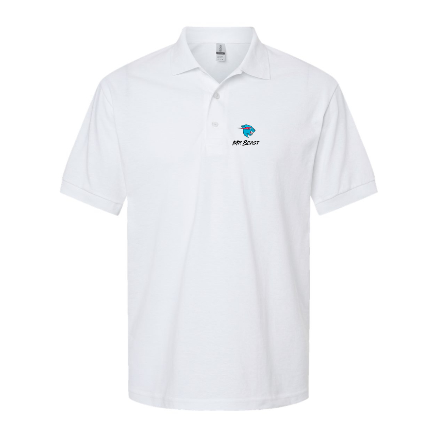 Men's  Mr Beast Logo Dry Blend Polo