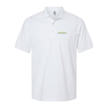 Men's Sesame Workshop Logo  Dry Blend Polo