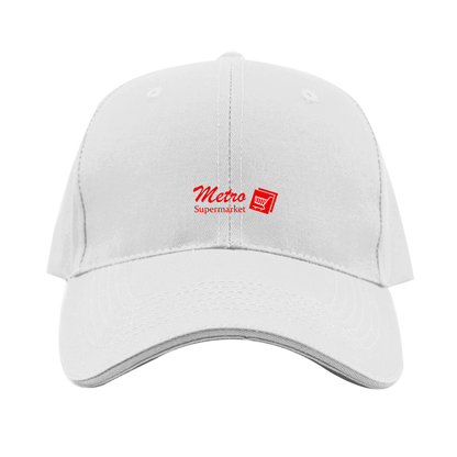 Metro Supermarket Logo  Dad Baseball Cap Hat