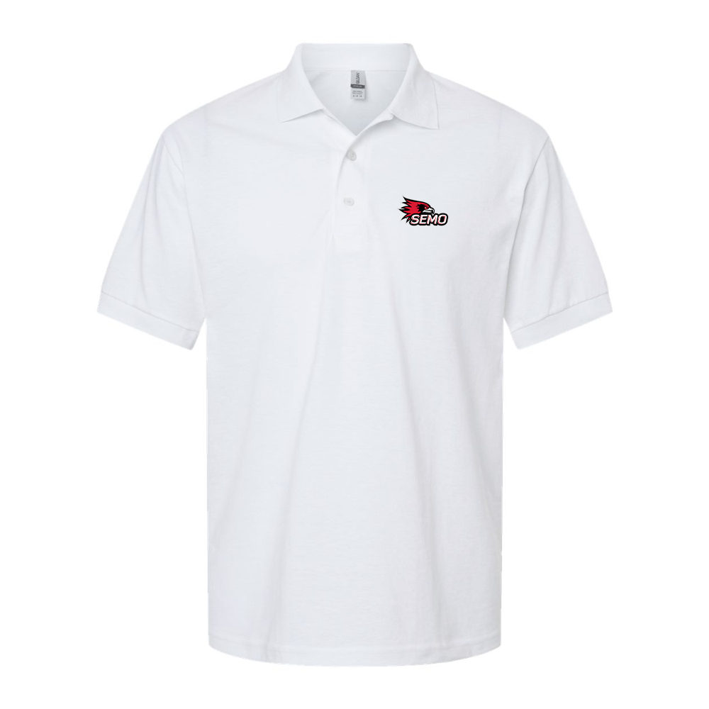 Men's SEMO Redhawks Logo Gildan Dry Blend Jersey Polo