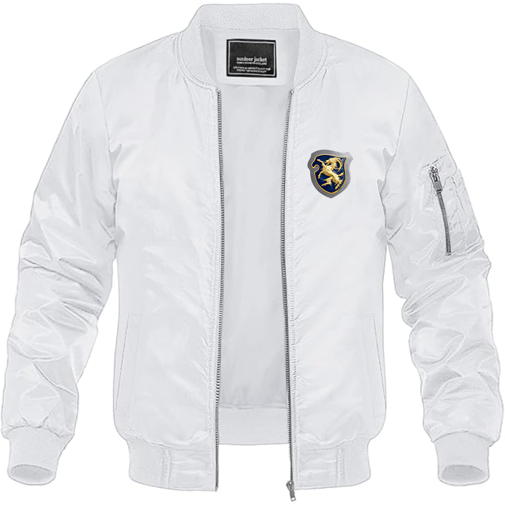 Men's Cisitalia Logo Lightweight Bomber Jacket Windbreaker Softshell Varsity Jacket Coat