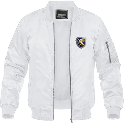 Men's Cisitalia Logo Lightweight Bomber Jacket Windbreaker Softshell Varsity Jacket Coat