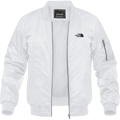Men's  The North Face Black Lightweight Bomber Jacket Windbreaker Softshell Varsity Jacket Coat