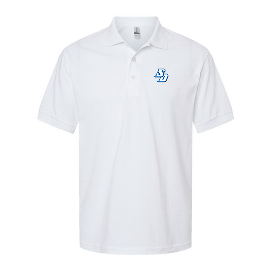 Men's San Diego Toreros Logo Gildan Dry Blend Jersey Polo