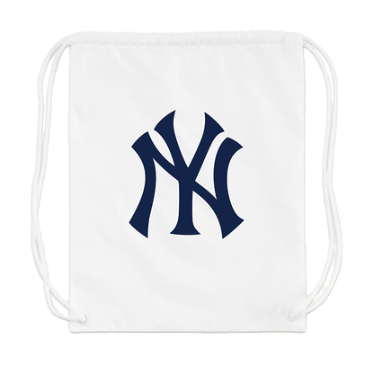 New York NY Yankees Baseball Drawstring Bag