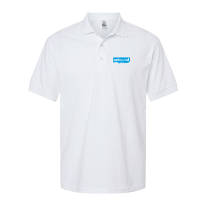 Men's Unbound Live Logo  Dry Blend Polo