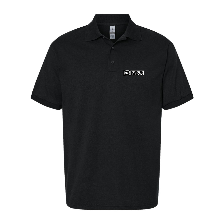 Men's 3 Doors Down Logo Dry Blend Polo