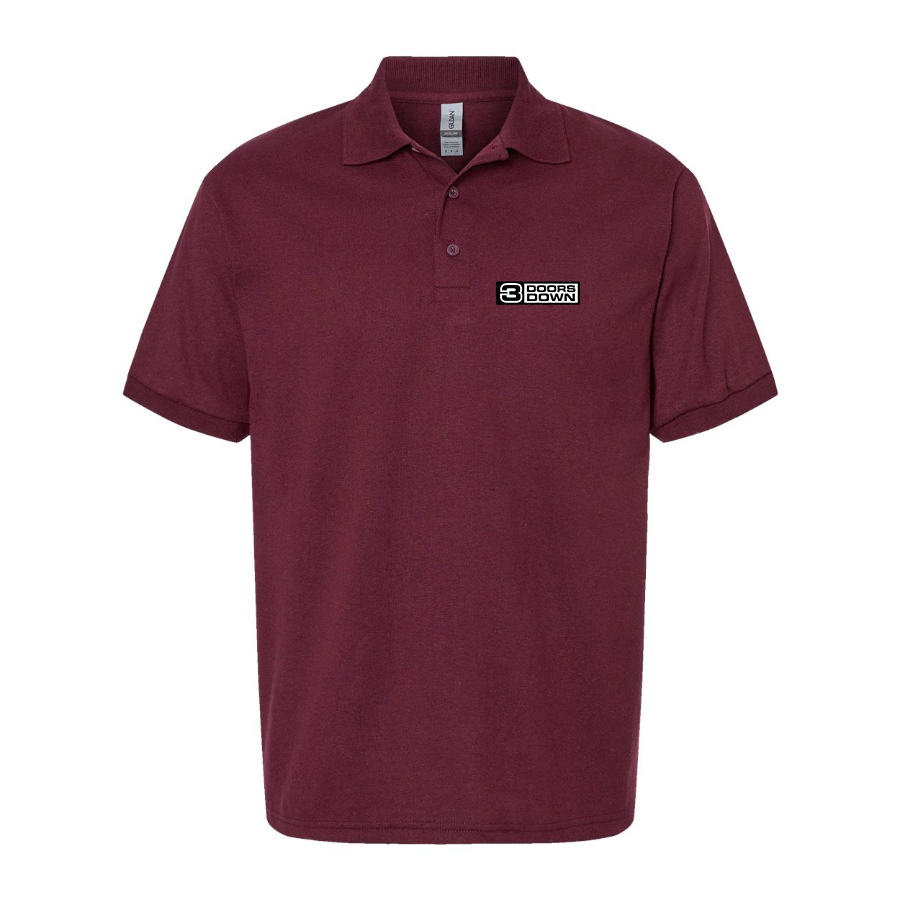 Men's 3 Doors Down Logo Dry Blend Polo