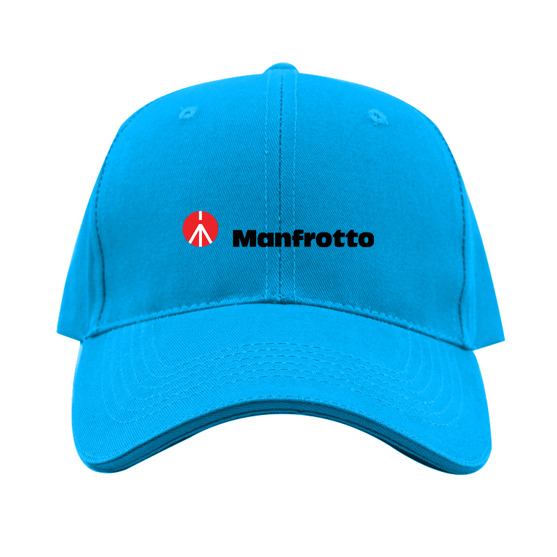 Manfrotto Logo  Dad Baseball Cap Hat