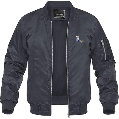 Men's Tiger Beer Logo Lightweight Bomber Jacket Windbreaker Softshell Varsity Jacket Coat