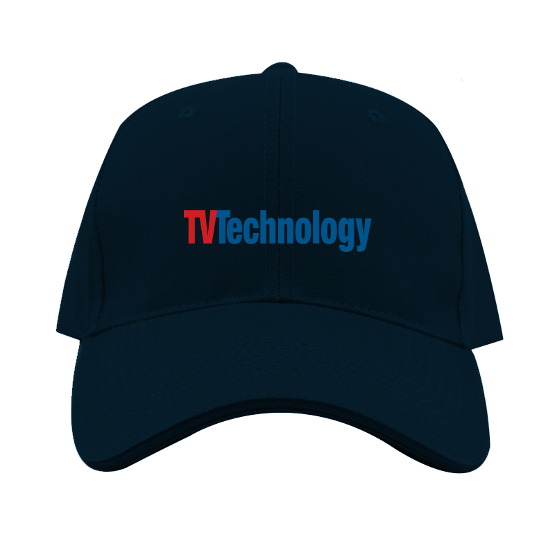 TV Technology Logo  Dad Baseball Cap Hat