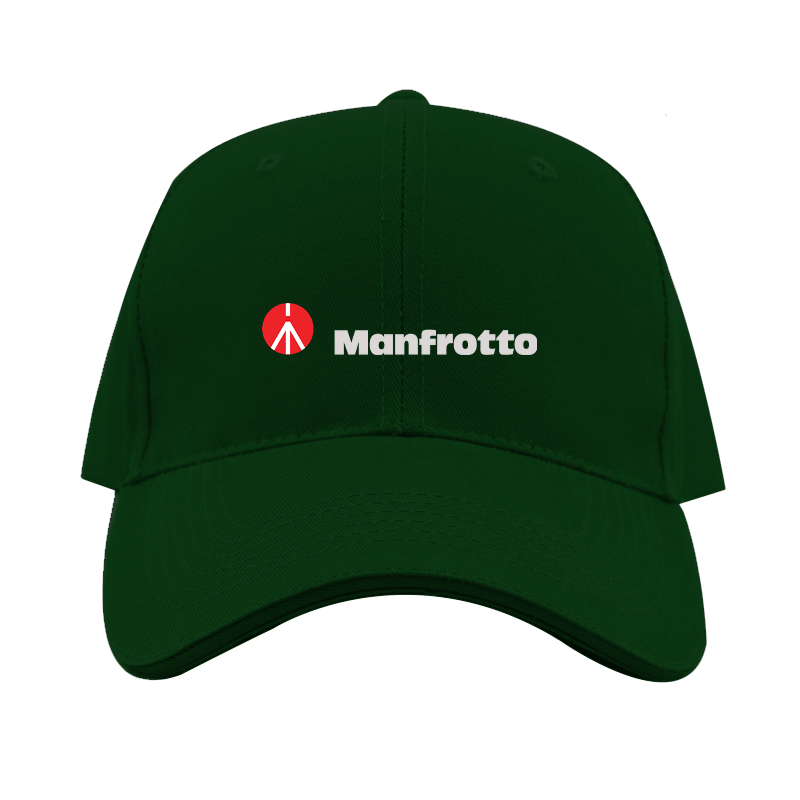 Manfrotto Logo  Dad Baseball Cap Hat