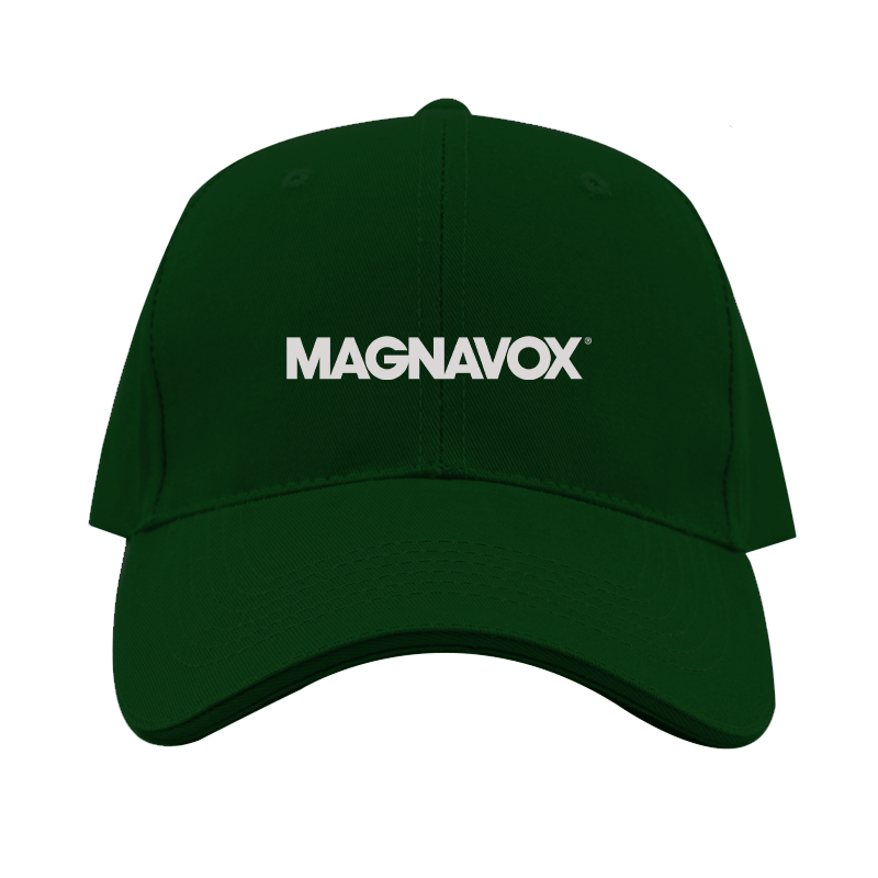 Magnavox Logo  Dad Baseball Cap Hat