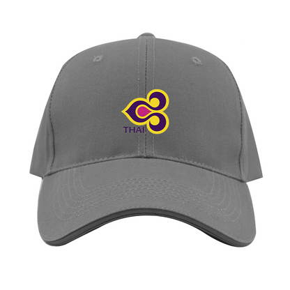 Thai Airlines Logo  Dad Baseball Cap Hat