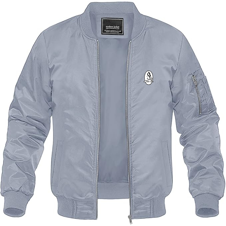 Men's Armstrong Siddeley Logo Lightweight Bomber Jacket Windbreaker Softshell Varsity Jacket Coat