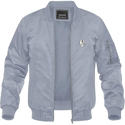Men's Armstrong Siddeley Logo Lightweight Bomber Jacket Windbreaker Softshell Varsity Jacket Coat