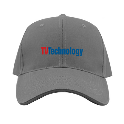 TV Technology Logo  Dad Baseball Cap Hat