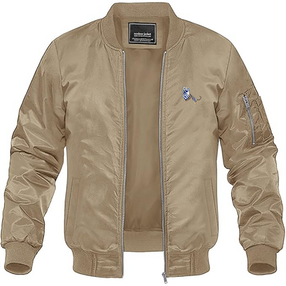 Men's Tiger Beer Logo Lightweight Bomber Jacket Windbreaker Softshell Varsity Jacket Coat