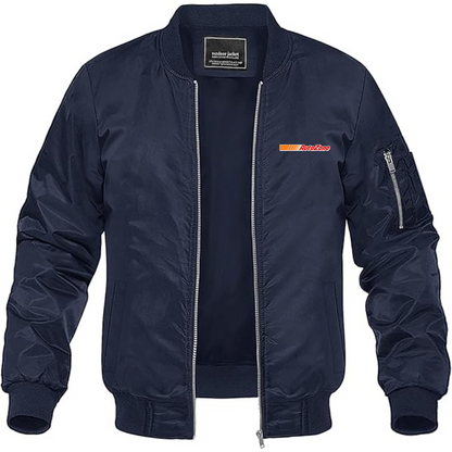 Men's AutoZone Logo Lightweight Bomber Jacket Windbreaker Softshell Varsity Jacket Coat