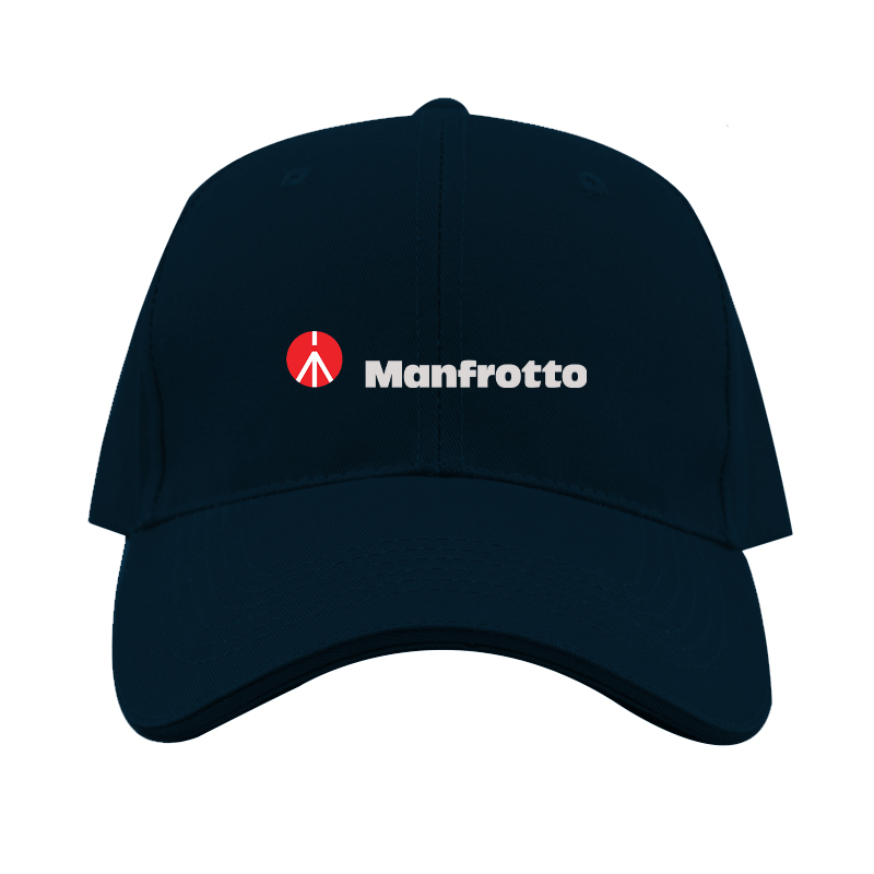 Manfrotto Logo  Dad Baseball Cap Hat
