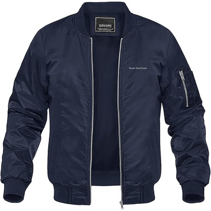 Men's Tears for Fears Logo Lightweight Bomber Jacket Windbreaker Softshell Varsity Jacket Coat