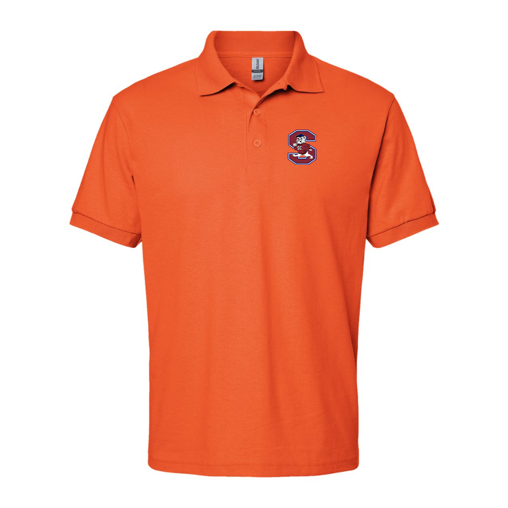 Men's South Carolina State Bulldogs Logo Gildan Dry Blend Jersey Polo