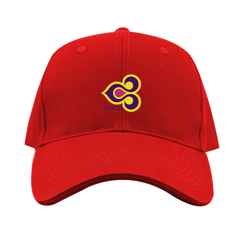 Thai Airlines Logo  Dad Baseball Cap Hat