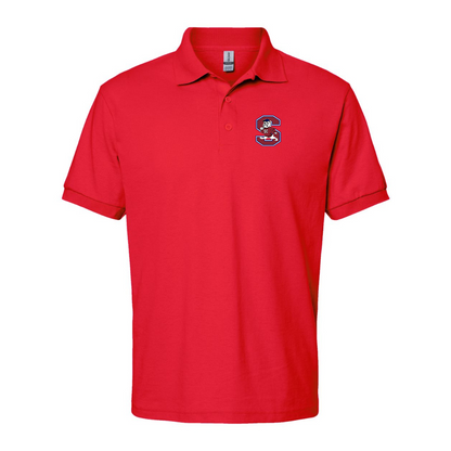 Men's South Carolina State Bulldogs Logo Gildan Dry Blend Jersey Polo