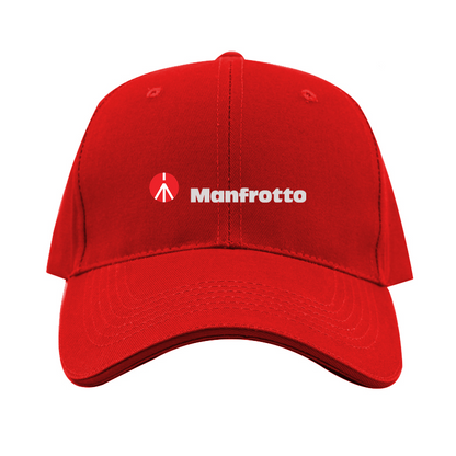 Manfrotto Logo  Dad Baseball Cap Hat