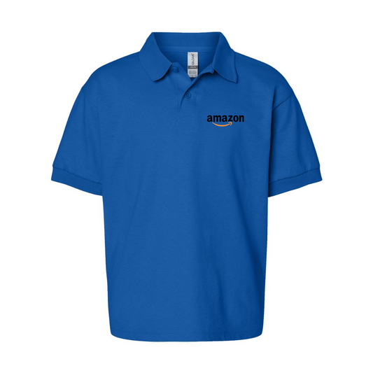 Men's Amazon Logo Gildan Dry Blend Jersey Polo