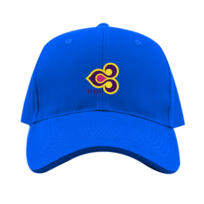Thai Airlines Logo  Dad Baseball Cap Hat