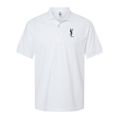 Men's YSL logo Dry Blend Polo